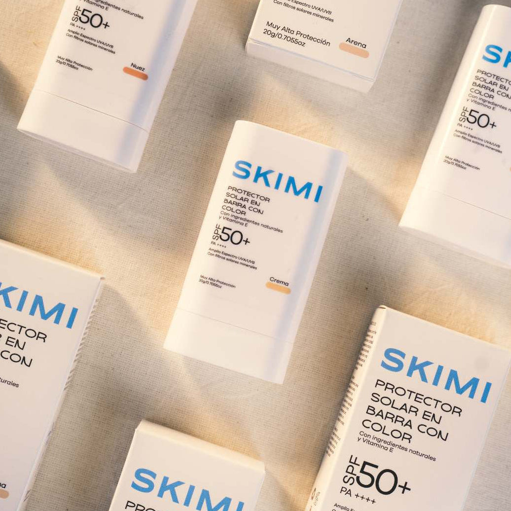 Protector solar en barra con color FPS50+