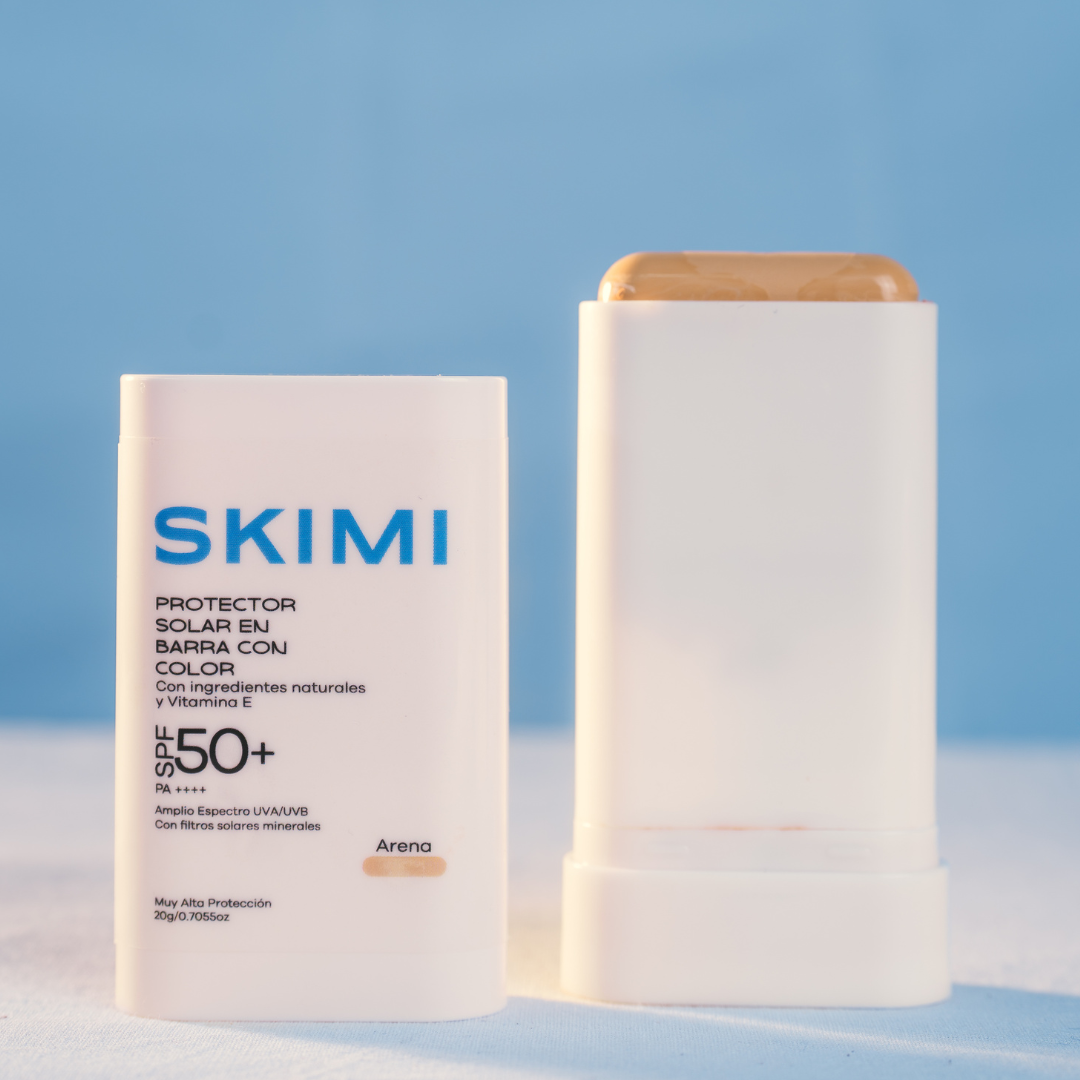 Protector solar en barra con color FPS50+